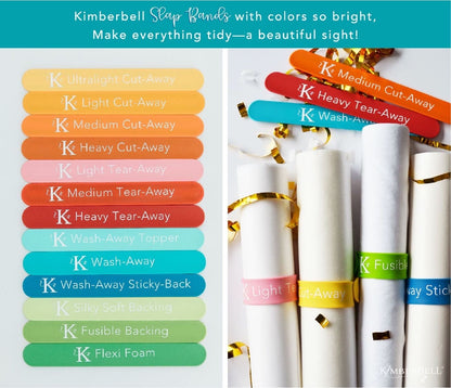 Kimberbell Stabilzer Slapbands Set (16 Bands- 9.5")