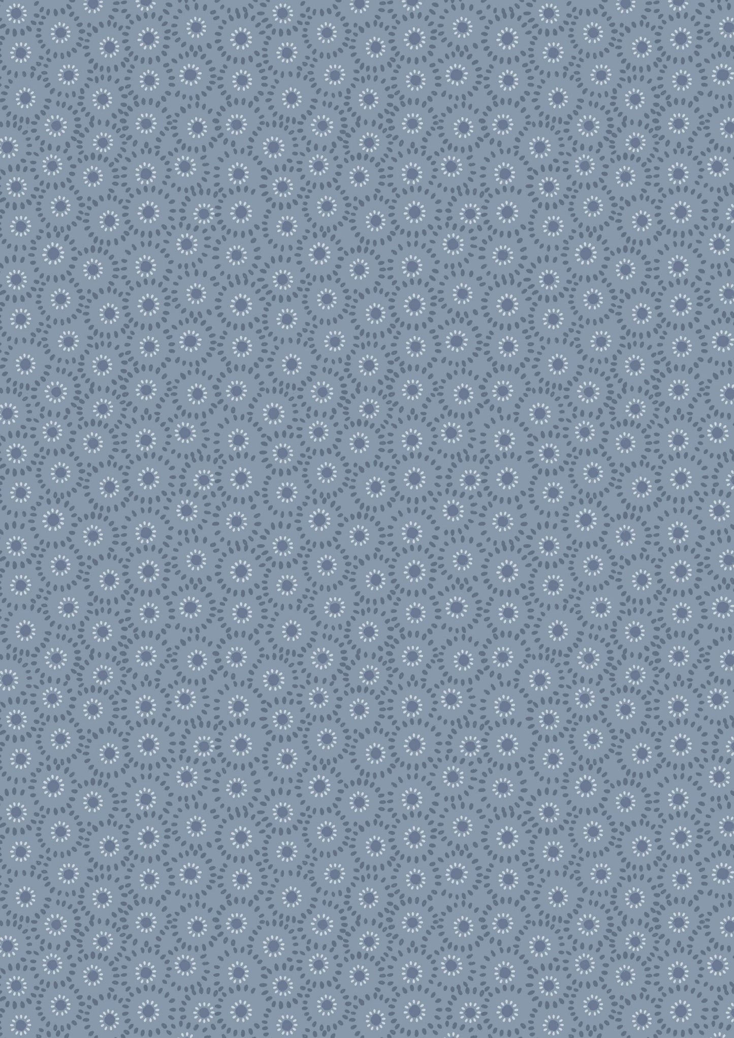 Lewis & Irene Shinrin Yoku Fabric Collection Small Floral on Winter Blue Premium 100% Cotton Quilt Shop Quality Fabrics