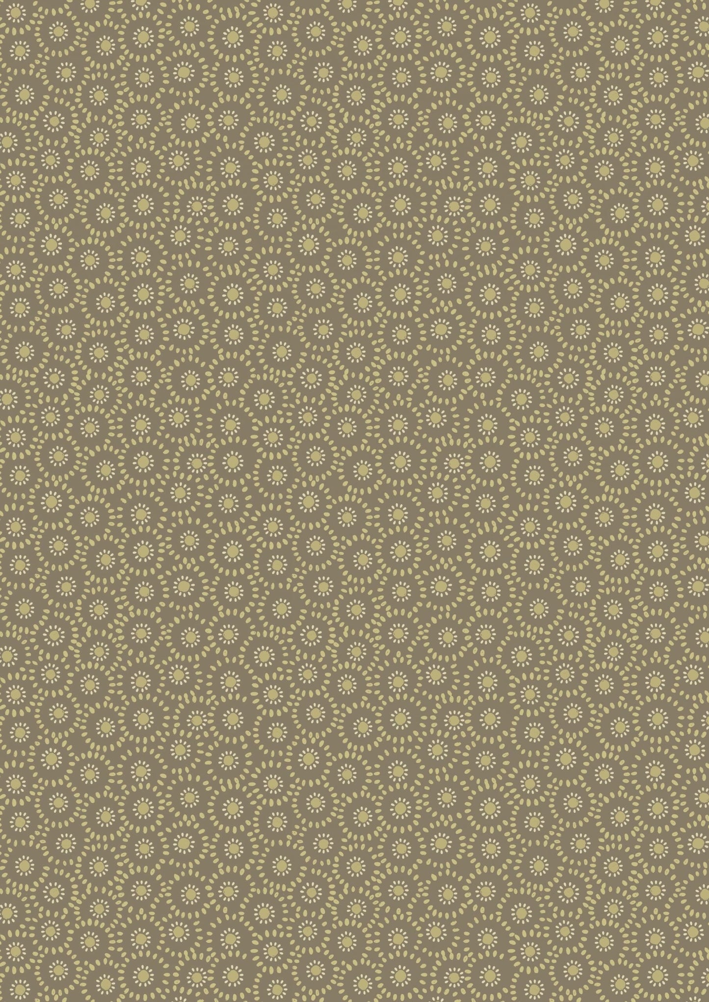 Lewis & Irene Shinrin Yoku Fabric Collection Small Floral on Olive Premium 100% Cotton Quilt Shop Quality Fabrics