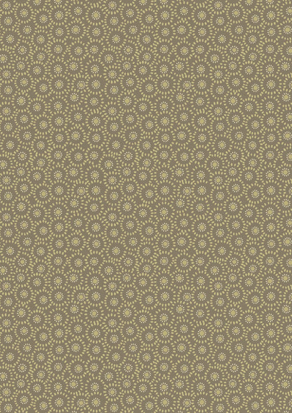 Lewis & Irene Shinrin Yoku Fabric Collection Small Floral on Olive Premium 100% Cotton Quilt Shop Quality Fabrics