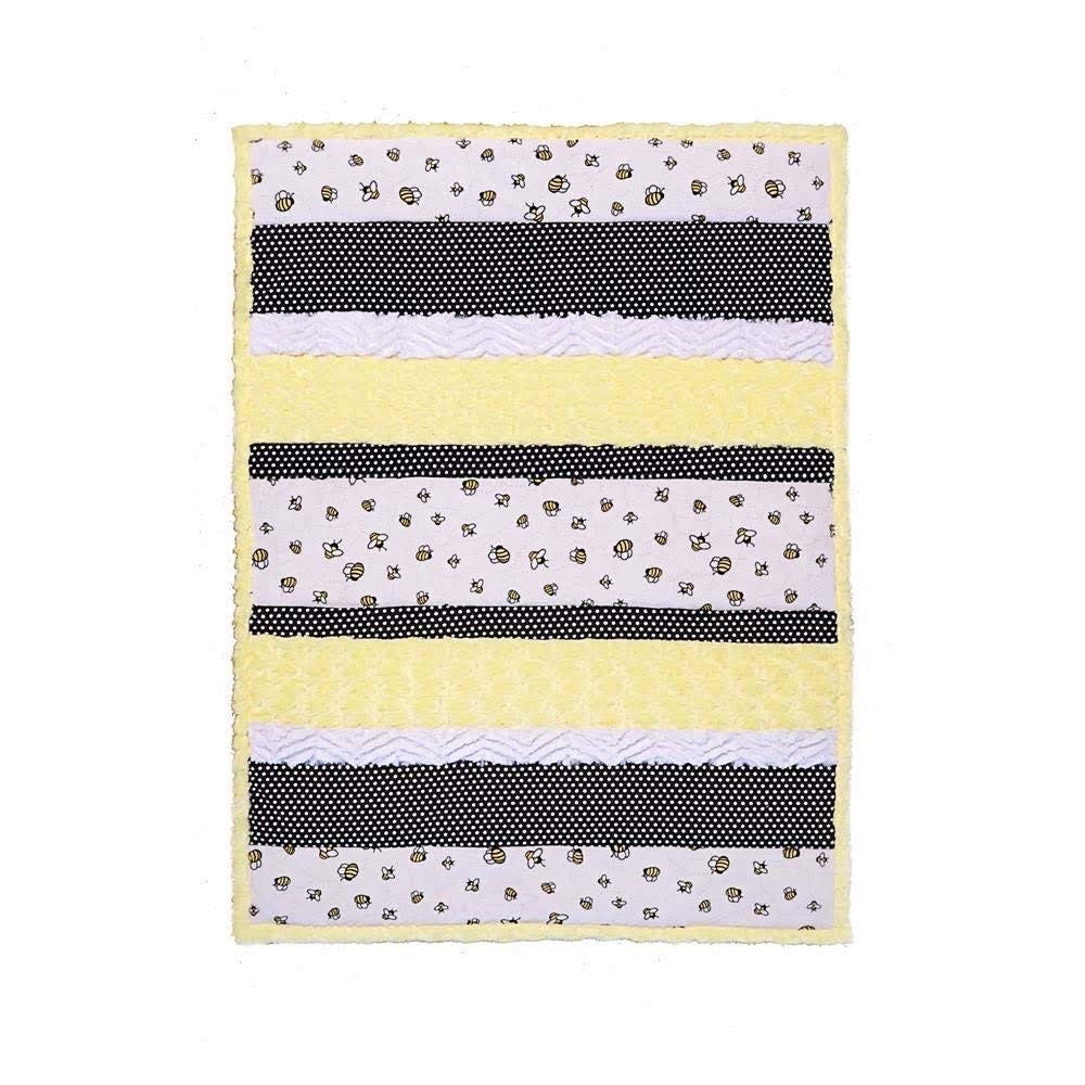 Shannon Fabrics Complete Cuddle Kit Bambino Bee Finished Size: 28"x37"