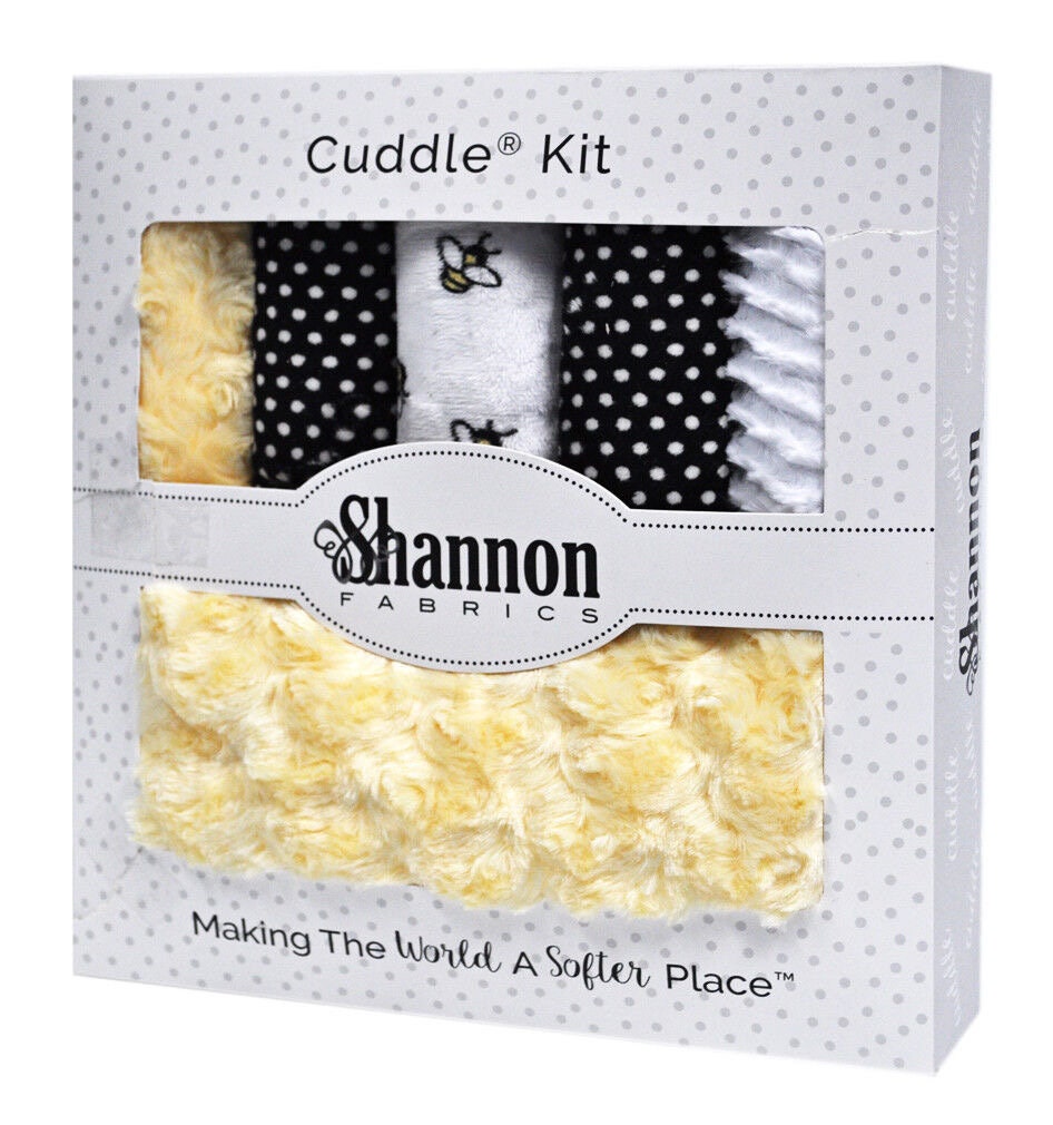 Shannon Fabrics Complete Cuddle Kit Bambino Bee Finished Size: 28"x37"