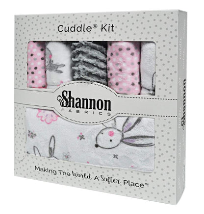 Shannon Fabrics Complete Cuddle Kit Bambino Bunny Hunny Finished Size: 28"x37"