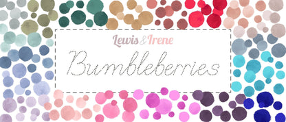 LAST BOLT! Lewis & Irene Bumbleberries Blenders Mid Blue BB338 Premium 100% Cotton Quilt Shop Quality Fabrics