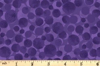 Lewis & Irene Bumbleberries Blenders Halloween Purple BB346 Premium 100% Cotton Quilt Shop Quality Fabrics