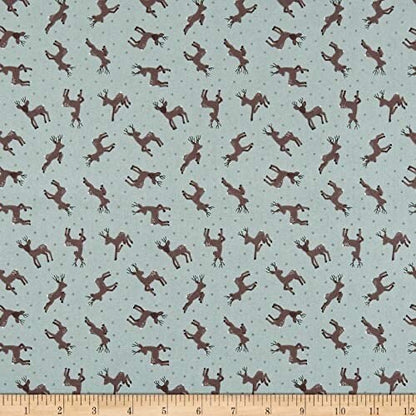 LAST BOLT! Lewis & Irene Small Things Country Creatures Fabric Collection Deer on Red Premium 100% Cotton Quilt Shop Quality Fabrics