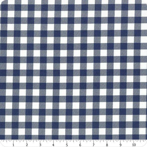 Lewis & Irene Americana Fabric Collection Dark Blue Plaid Premium 100% Cotton Quilt Shop Quality Fabrics