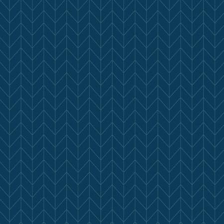 Maywood Studio Kimberbell Vintage Flora Fabric Collection Chevron on Dark Blue Premium 100% Cotton Quilt Shop Quality Fabrics