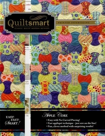 Quiltsmart Apple Core Quilt Printed Interfacing Pack (3 Size Variations Per Pattern)