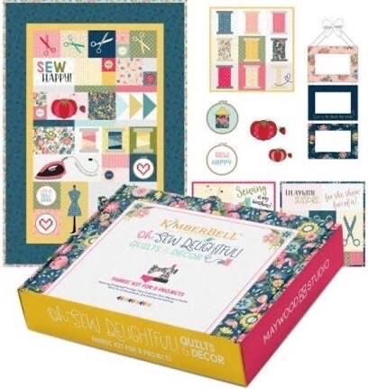 Kimberbell Oh Sew Delightful Quilts & Decor Collection (Machine Embroidery CD, Embellishment Kit, Fabric Kit, and Thread Sets Available)