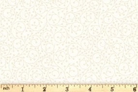 Lewis & Irene Tiny Tonals Fabric Collection Bunny Meadow Cream on Cream Premium 100% Cotton Quilt Shop Quality Fabrics