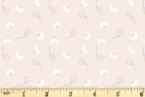 Lewis & Irene Heart of Summer Fabric Collection Petal Play on Light Blush Pink Premium 100% Cotton Quilt Shop Quality Fabrics