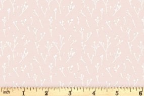 Lewis & Irene Heart of Summer Fabric Collection Scattered Seeds on Blush Pink Premium 100% Cotton Quilt Shop Quality Fabrics