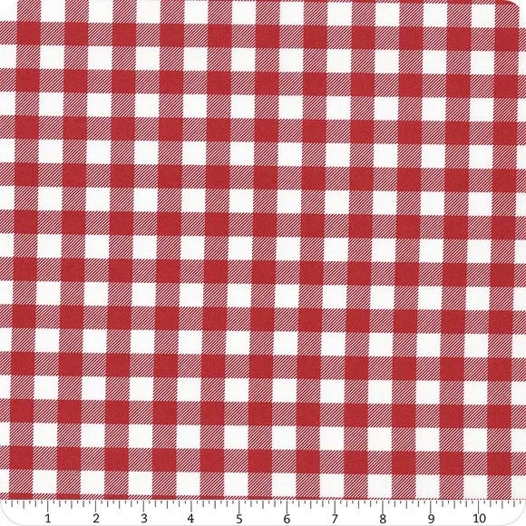 Lewis & Irene Americana Fabric Collection Red Plaid Premium 100% Cotton Quilt Shop Quality Fabrics