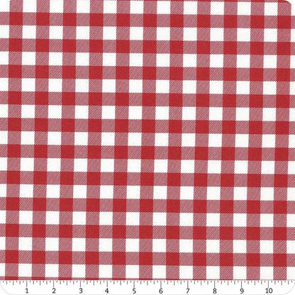 Lewis & Irene Americana Fabric Collection Red Plaid Premium 100% Cotton Quilt Shop Quality Fabrics