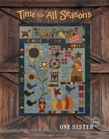 One Sister Time For All Seasons Quilt Pattern Book (7 Projects Per Book)