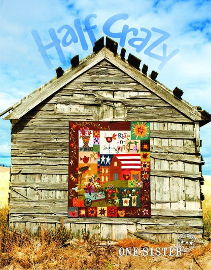 One Sister Half Crazy Quilt Pattern Book (4 patterns & creative tips per book)