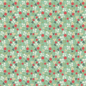 LAST ONE!! Poppie Cotton 5 Yard Bundle Box Assorted Prints on Greens Premium 100% Cotton Quilt Shop Quality Fabrics