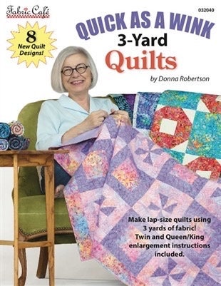 Fabric Cafe Quick As A Wink Quilt Pattern Book (8 Patterns Per Book)