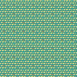 Poppie Cotton Betsy's Sewing Kit Fabric Collection Little Chicks on Teal Premium 100% Cotton Quilt Shop Quality Fabrics