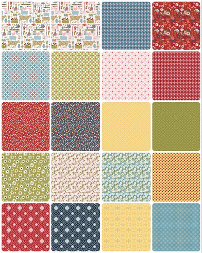 Poppie Cotton Farm Girls United Fabric Collection Green Tomboy Premium 100% Cotton Quilt Shop Quality Fabrics