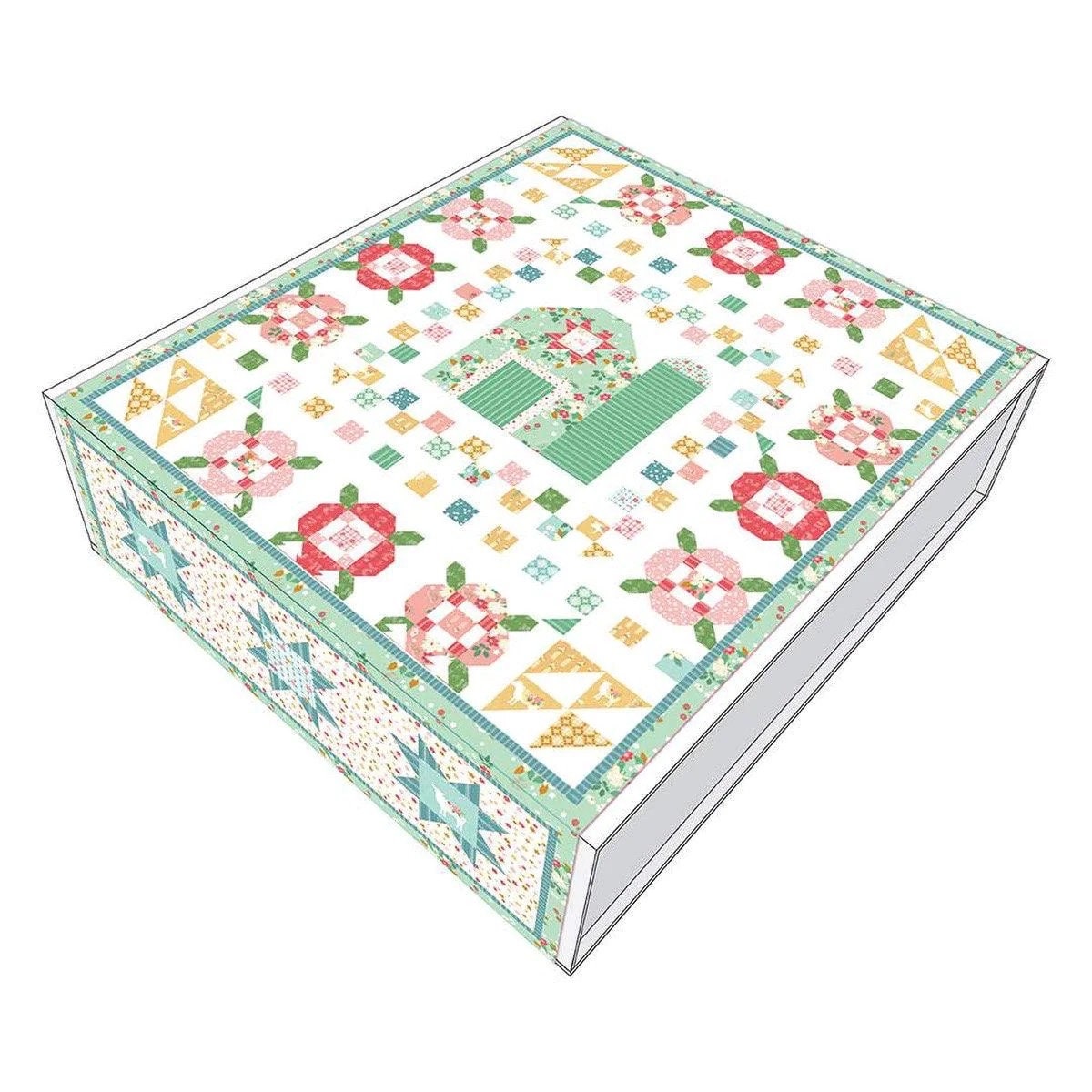 LAST RESTOCK!! Riley Blake Meadowland Quilt Kit Featuring Beverly McCullough Sweet Acres Fabric Collection Finished Size: 75"x75"