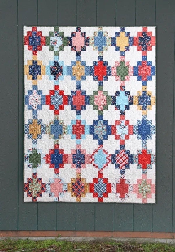 Cluck Cluck Sew Planted Quilt Pattern (5 Size Variations Per Pattern)