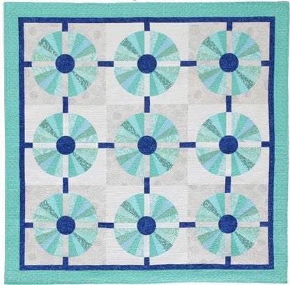 Sassafras Lane Designs Piccadilly Circle Quilt Pattern Finished Size: 55"x70"