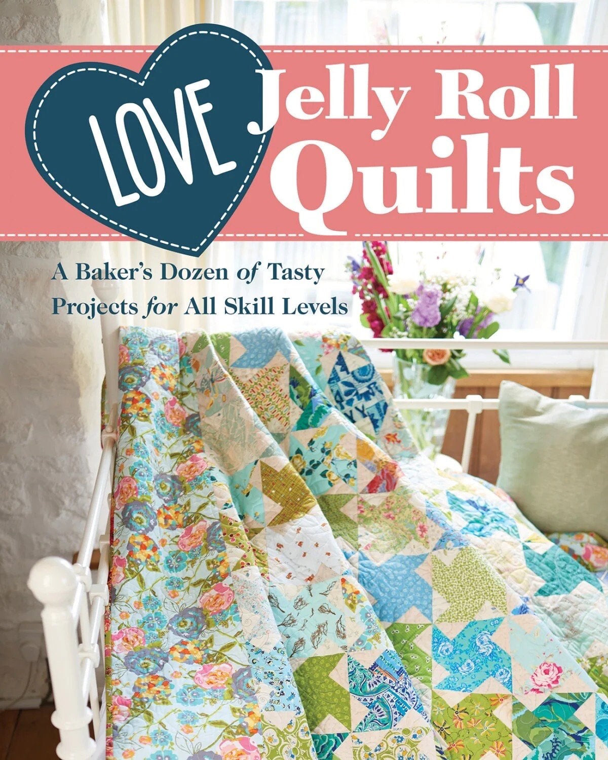 C&T Publishing Love Jelly Roll Quilts Pattern Book (13 Projects Per Book)