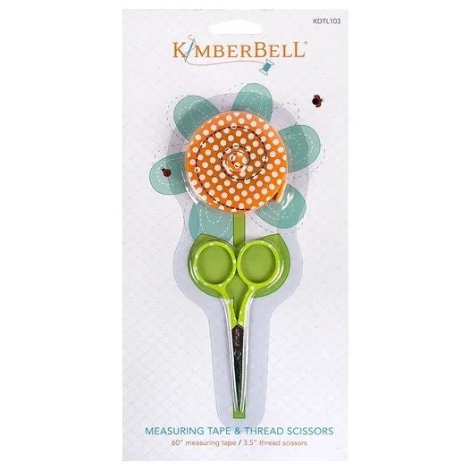 RETIRED!! Kimberbell Measuring Tape and Thread Scissors Set