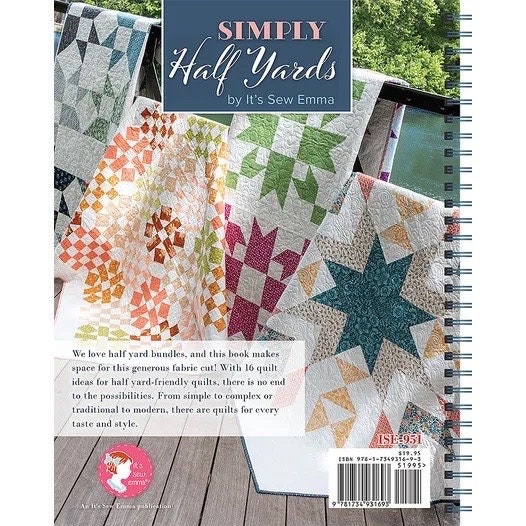 It's Sew Emma Simply Half Yards Quilt Book (16 Projects Per Book)