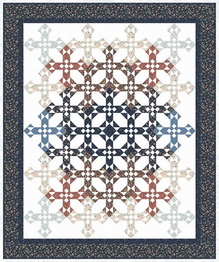 Maywood Studio Lovely Bunch Fabric Collection Celestial Collision Quilt Kit Finished Size: 62"x75" Premium 100% Cotton Fabrics