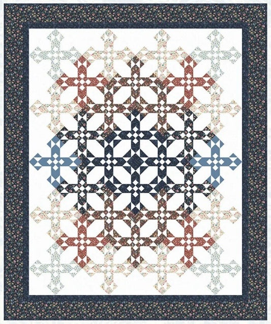 Maywood Studio Lovely Bunch Fabric Collection Celestial Collision Quilt Kit Finished Size: 62"x75" Premium 100% Cotton Fabrics