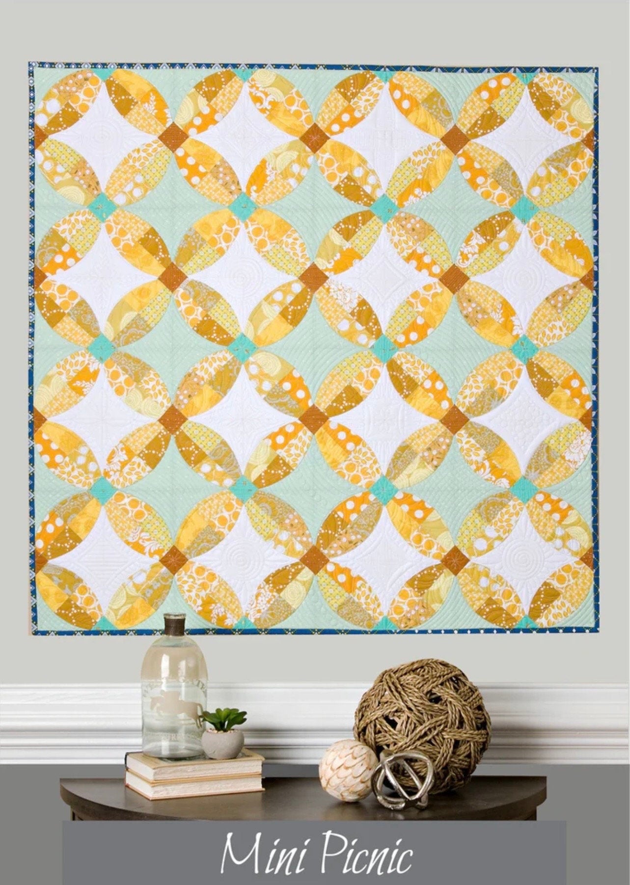 Sew Kind of Wonderful Mini Picnic Quilt Pattern Finished Size 45"x45"