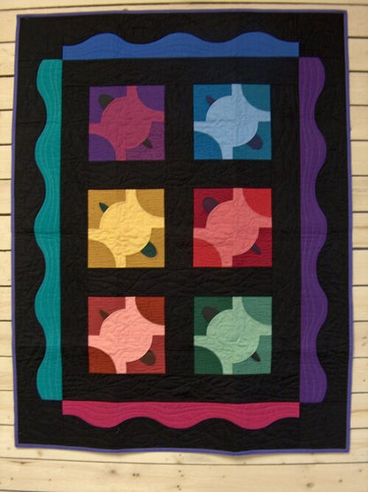 Quiltsmart Turtle Dance Quilt Printed Interfacing & Instructions Pack (2 Size Variations Per Pattern)