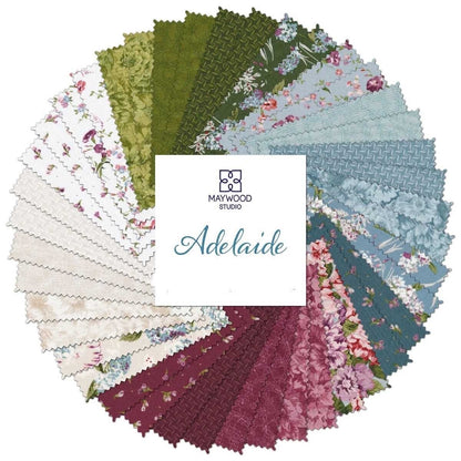 LAST ONE!! Maywood Studio Blooming Bunch Quilt Kit Featuring Adelaide Fabric Collection Finished Size: 74"x74" Premium 100% Cotton Fabrics