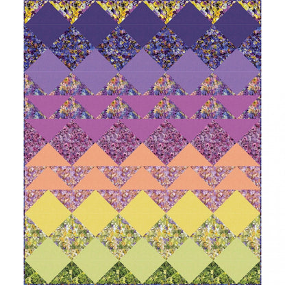 Maywood Studio First Light Fabric Collection First Light Quilt Kit Finished Size: 60"x72" Premium 100% Cotton Fabrics