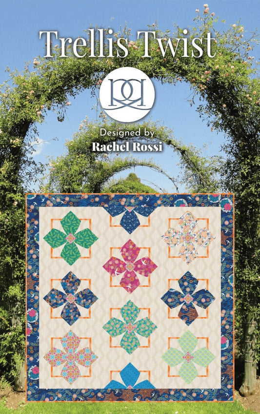 Rachel Rossi Trellis Twist Quilt Pattern (5 Size Variations Per Pattern)