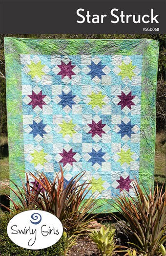 Swirly Girls Star Struck Quilt Pattern (2 Size Variations Per Pattern)