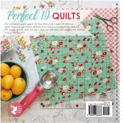 RETIRED!! It’s Sew Emma Perfect 10 Quilts Spiral Bound Quilt Pattern Book (16 Projects Per Book)