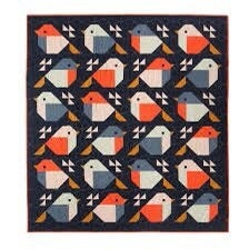 Pen + Paper Patterns Sparrows Quilt Pattern Finished Size: 65.5”x71” (Optional Fineline Glue Tip Sets)