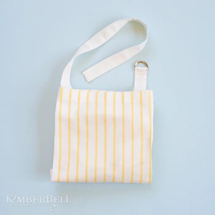 Kimberbell Kimberbellishments Yellow Pinstripe Adult Apron Blank (40" Length - 39" Ties)