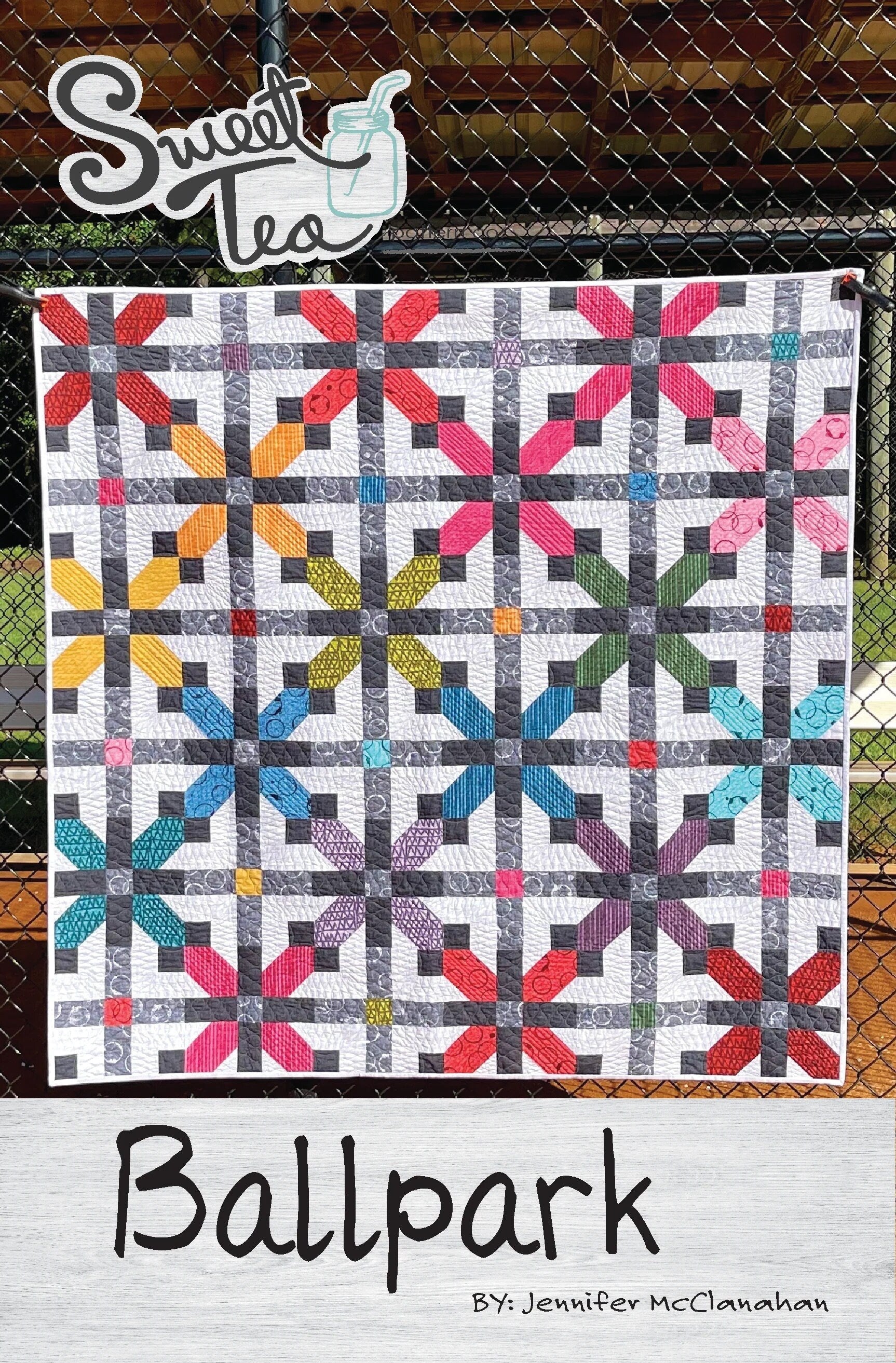 Sweet Tea Pattern Co Ballpark Quilt Pattern (5 Size Variations Per Pattern)