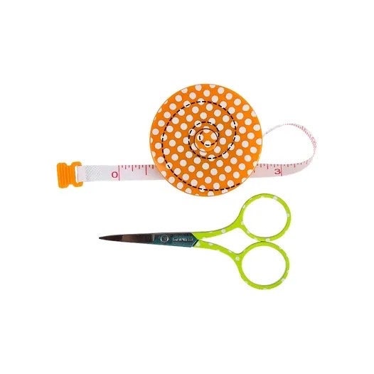 RETIRED!! Kimberbell Measuring Tape and Thread Scissors Set