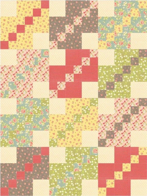 Sweet Jane's Quilting & Design A Straight Path Quilt Pattern (5 Size Variations Per Pattern)