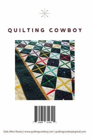 Quilting Cowboy Stetson Cowboy Crisscross Quilt Pattern Finished Size: 68"x68"