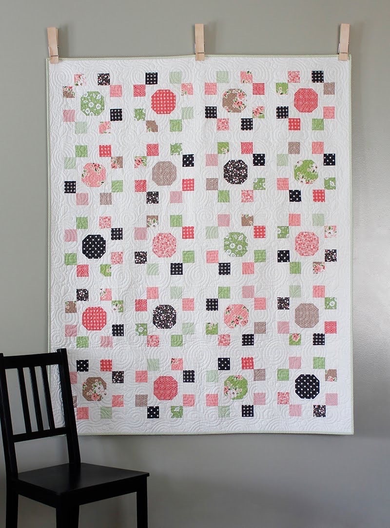 A Bright Corner Spot On Quilt Pattern (4 Size Variations Per Pattern)