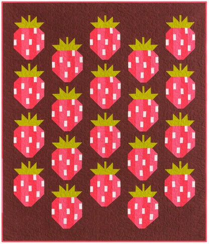 Elizabeth Hartman Berry Season Quilt Pattern (3 Size Variations Per Pattern)