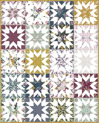 Live-Love-Sew Pattern Co American Honey Quilt Pattern Finished Size: 70"x87.5"