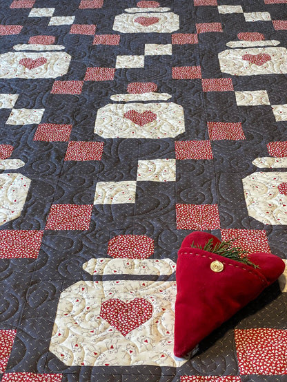 Laugh Yourself Into Stitches Love Potion No 9 Quilt Pattern Finished Size: 52"x76"